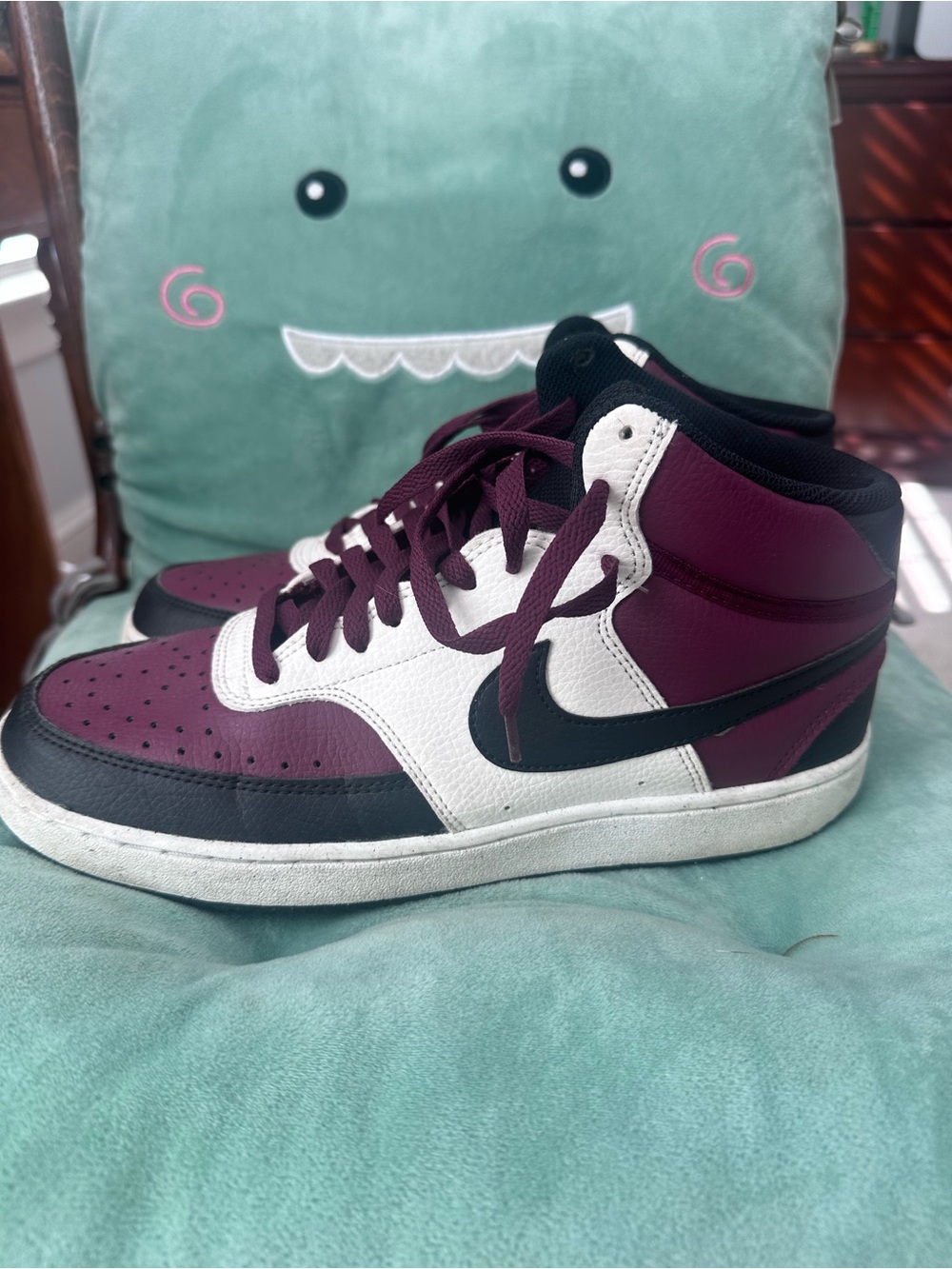 Nike Court Vision Mid Next Nature 'Dark Beetroot